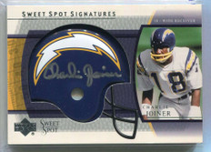 2004 Sweet Spot Signatures SSCH Charlie Joiner Auto 142388