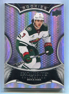 2023-24 Exquisite Collection RBF Brock Faber Rookie 266/399
