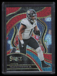 2023 Select Prizm Red Refractor 216 Travis Etienne Jr. 27/49 Club Level