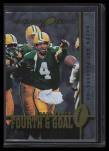 1997 Pinnacle Inside Fourth and Goal 1 Brett Favre