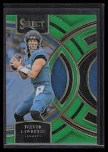 2023 Select Prizm Neon Green Refractor 181 Trevor Lawrence 43/49 Premier