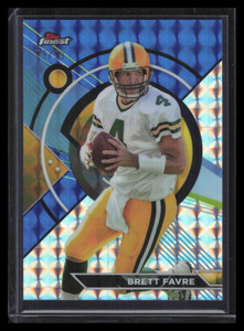 2023 Topps Composite Finest Blue Geometric Refractor 185 Brett Favre 9/99