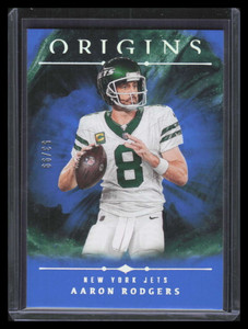 2024 Panini Origins Blue 85 Aaron Rodgers 53/99