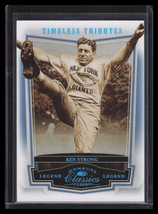 2008 Donruss Classics Timeless Tributes Platinum 106 Ken Strong 15/25