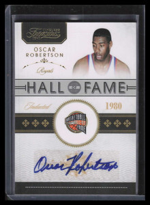 2010-11 Timeless Treasures HOF Signatures Gold 18 Oscar Robertson Auto 6/10