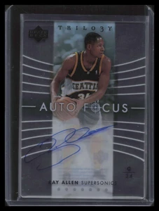 2004-05 Upper Deck Trilogy Auto Focus AL Ray Allen Auto
