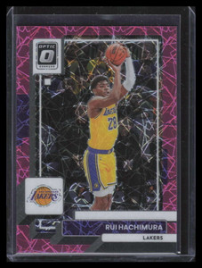 2022-23 Donruss Optic Pink Velocity Refractor 170 Rui Hachimura 45/79