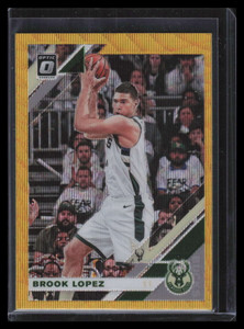 2019-20 Donruss Optic Gold Wave Refractor 91 Brook Lopez