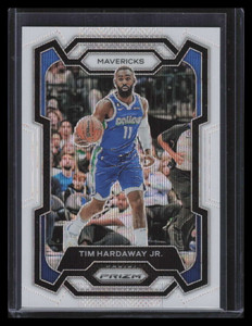2023-24 Panini Prizm Prizms White Wave Refractor 69 Tim Hardaway Jr. 19/38