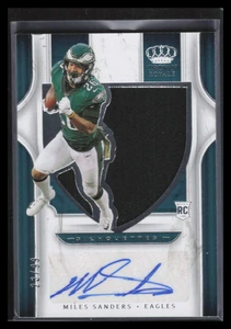 2019 Crown Royale Silhouette Autograph 11 Miles Sanders Rookie Jersey Auto 23/99
