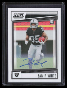 2022 Score Signatures 336 Zamir White Rookie Auto