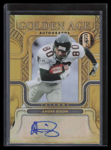 2022 Panini Gold Standard Golden Age Autographs 2 Andre Rison Auto 8/99
