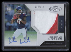2017 Certified 208 Deshaun Watson Rookie Patch Auto 112/149