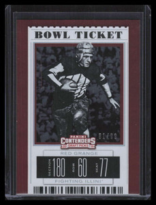 2019 Panini Contenders Draft Picks Bowl Ticket 85 Red Grange 81/99