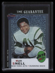 2004 Topps Fan Favorites Chrome 69 Matt Snell 420/499
