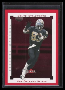 2002 Fleer Premium Star Ruby 152 Donte Stallworth Rookie 42/100