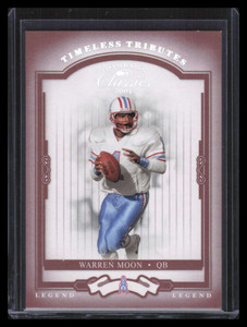 2004 Donruss Classics Timeless Tributes Red 150 Warren Moon 38/100