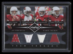 2008 Leaf Limited Team Threads 7 Leinart James Boldin Fitzgerald Jersey 53/100