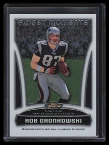 2010 Finest Moments fm7 Rob Gronkowski Rookie