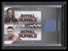 2021 Topps WWE Undisputed Match-Up Dual Relics MAER Edge Randy Orton Mat 99/99