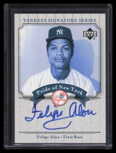 2003 UD Yankees Signature Pride of New York Autographs Felipe Alou Auto 145328
