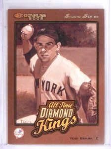 2002 Donruss All-Time Diamond Kings Studio Yogi Berra #D149/250 #ATDK9