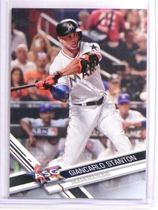 2017 Topps Update Father's Day Blue Giancarlo Stanton #D47/50 #US296