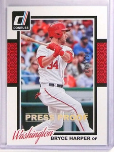2014 Donruss Press Proof Silver Bryce Harper #D046/199 #355