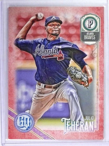 2018 Topps Gypsy Queen Julio Teheran Red Parallel #D05/10 #91
