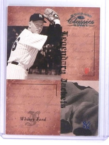 2004 Donruss Classics Legendary Jackets Whitey Ford #D37/50 #LJK-57
