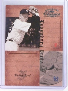 2004 Donruss Classics Legendary Pants Whitey Ford #D11/50 #LP-57
