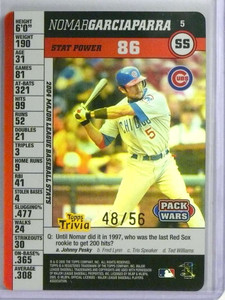 2005 Topps Pack Wars Foil Nomar Garciaparra #D48/56 #NG