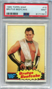 1985 Topps WWF 10 Brutus Beefcake Rookie PSA 9 MINT