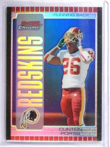 2005 Bowman Chrome Silver Refractor Clinton Portis #D41/50 #50 *62677