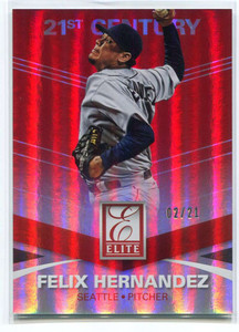 2015 Elite 21st Century Red 69 Felix Hernandez 2/21