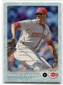 2015 Topps Snow Camo 268 Aroldis Chapman 90/99