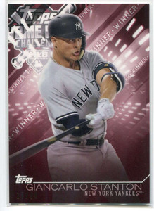 2018 Topps Home Run Challenge Pink HRCGS Giancarlo Stanton 17/64
