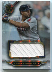 2019 Topps Triple Threads Single Jumbo Relics SJRXB2 Xander Bogaerts Jersey 7/36