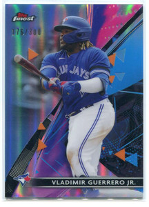 2021 Finest Sky Blue Refractor 39 Vladimir Guerrero 176/300