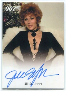 2010 James Bond Heroes &amp; Villains Autographs NNO Jill St. John Auto Tiffany Case
