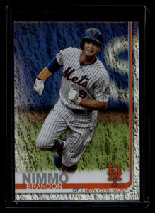 2019 Topps Factory Set Sparkle Foil 172 Brandon Nimmo 8/162