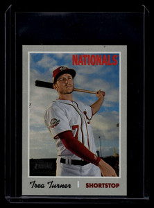 2019 Topps Heritage Mini 455 Trea Turner 21/100