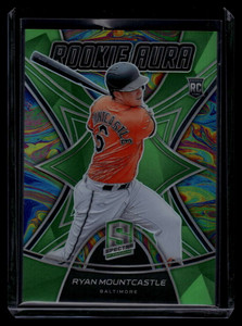2021 Panini Spectra Rookie Aura Neon Green 4 Ryan Mountcastle Rookie 14/30
