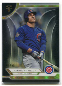 2018 Topps Triple Threads Onyx 8 Anthony Rizzo 45/50