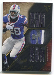 2014 Topps Triple Threads Relics ttr113 C. J. Spiller Jersey Patch 2/36