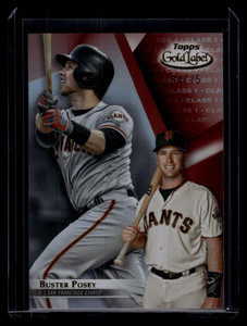 2018 Topps Gold Label Class 1 Red 83 Buster Posey 34/75