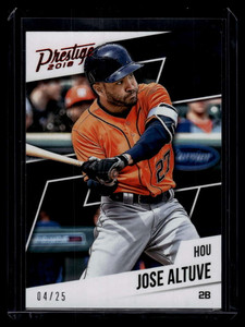 2018 Prestige Red 29 Jose Altuve 4/25