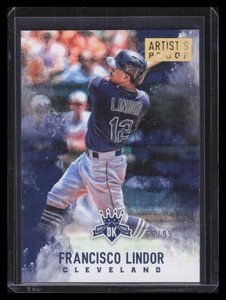 2017 Diamond Kings Artist's Proof Gold 61 Francisco Lindor 68/99