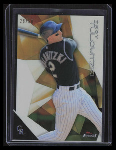 2015 Finest Gold Refractor 17 Troy Tulowitzki 28/50