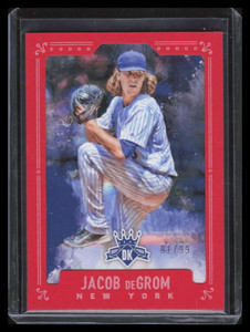 2017 Diamond Kings Framed Red 113 Jacob deGrom 1/99